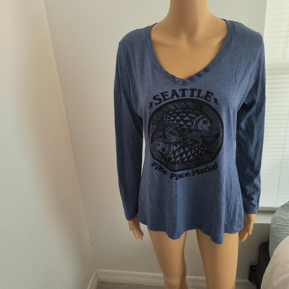 Seattle Pike Place Market Long Sleeve Shirt